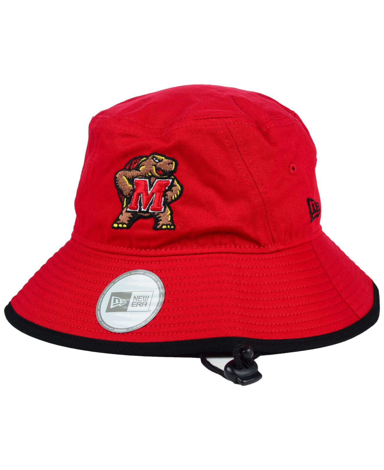 Lyst - Ktz Maryland Terrapins Tip Bucket Hat in Red for Men