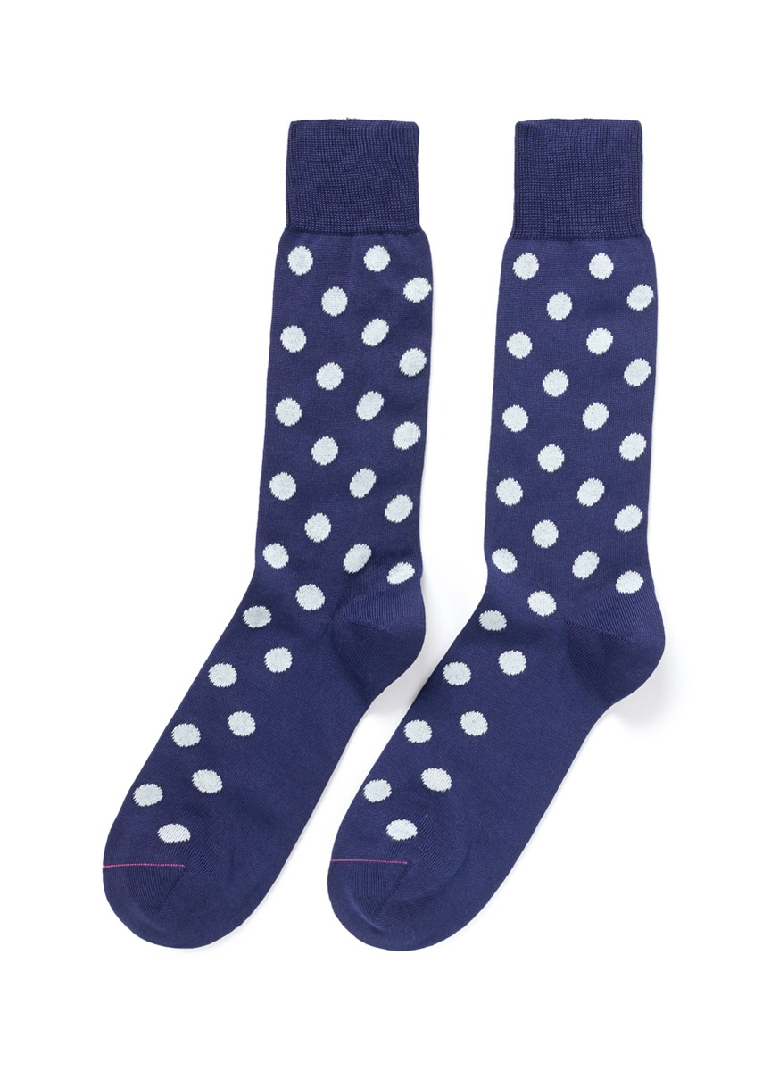 Lyst - Paul Smith Polka Dot Socks in Blue for Men