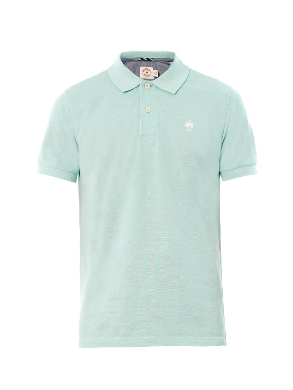 Brooks Brothers Cotton Piqué Polo Shirt in Green for Men | Lyst