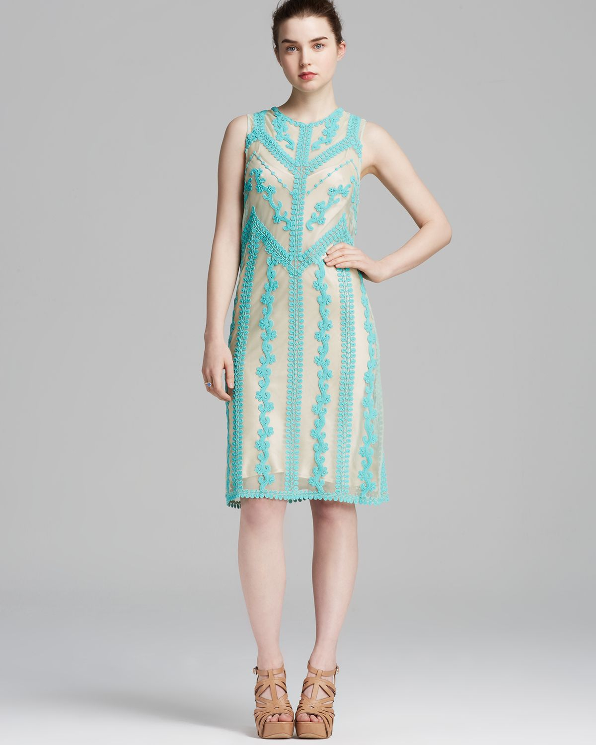 Lyst - Nanette Lepore Dress - Romantic Embroidered Breathless Shift in ...