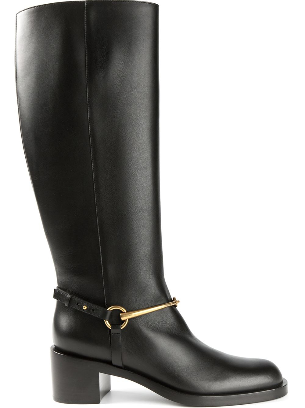 Gucci Horse Bit Boots in Black Lyst