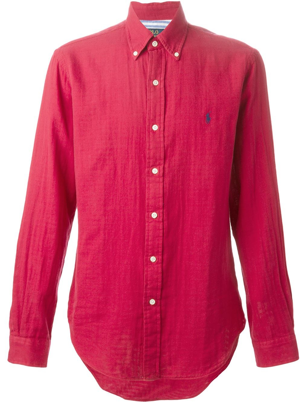 Polo Ralph Lauren Button Down Shirt in Red for Men | Lyst