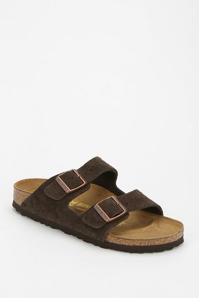 Birkenstock Arizona Suede Sandal in Brown (CHOCOLATE)