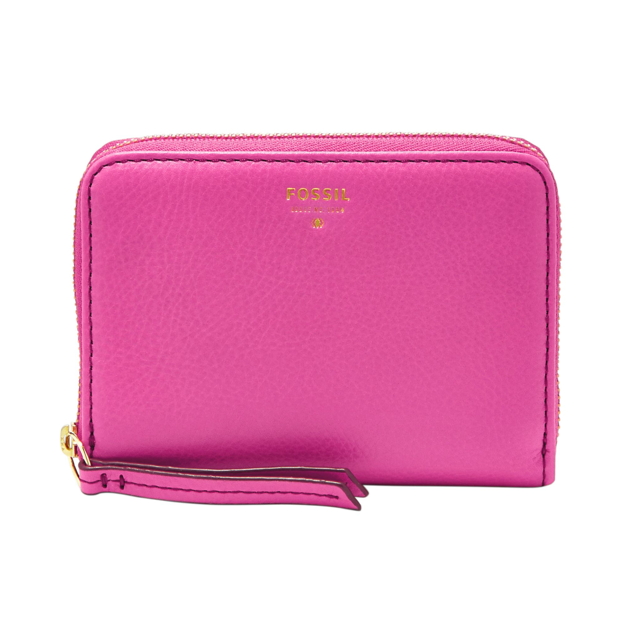 Fossil Sydney Zip Multi Function Wallet in Pink (BRIGHT PINK) | Lyst