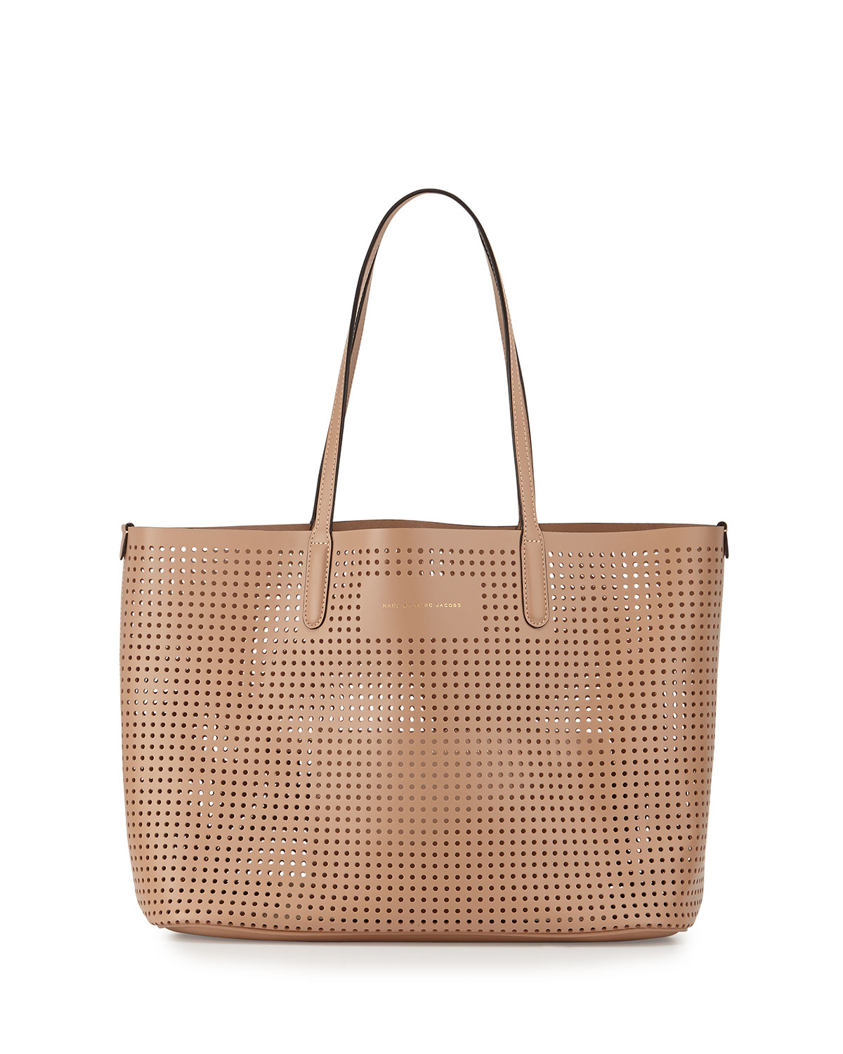 Marc by marc jacobs Metropolitote Perforated Tote Bag in Brown (DARK ...