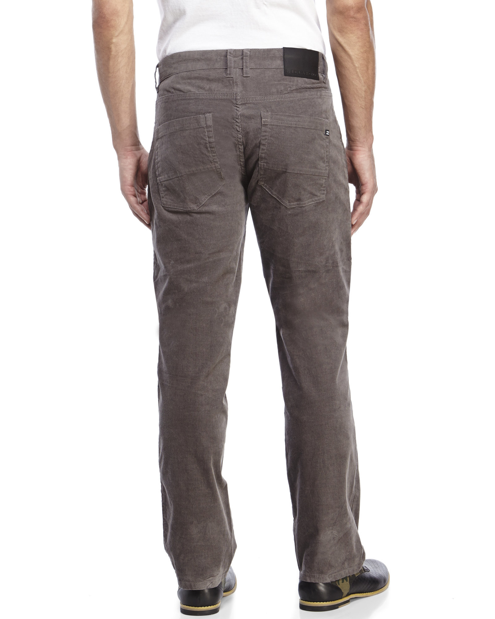 Billabong Straight Fifty Corduroy Pants in Gray for Men | Lyst