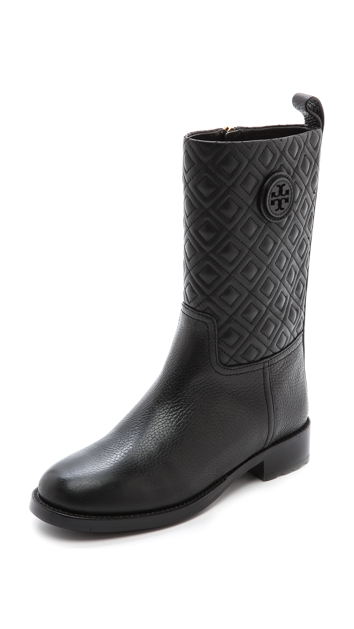 tory burch marion quilted boots