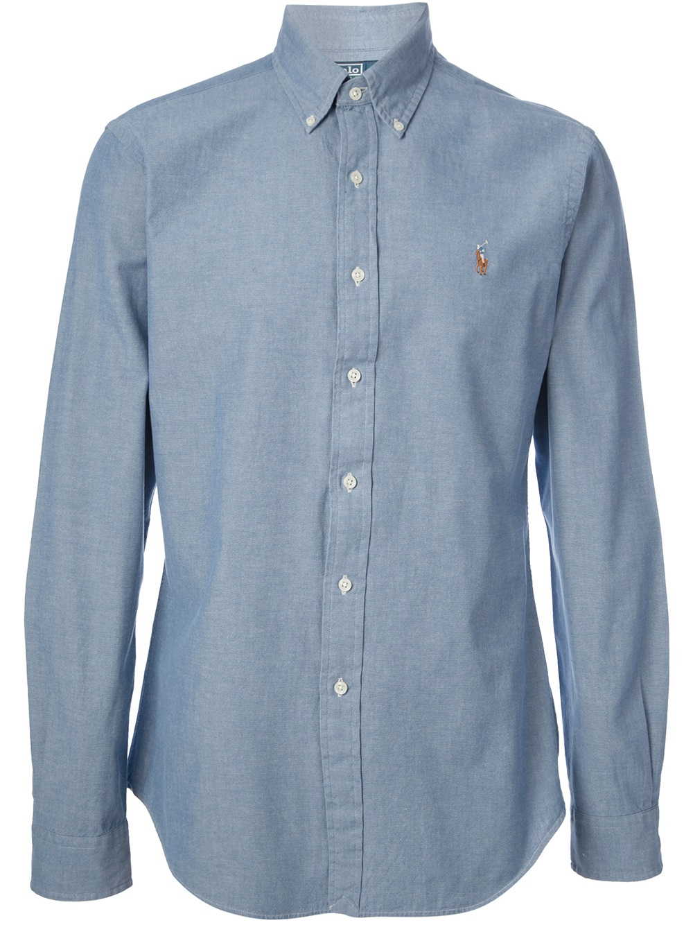 Polo Ralph Lauren Slim Fit Oxford Shirt in Blue for Men | Lyst