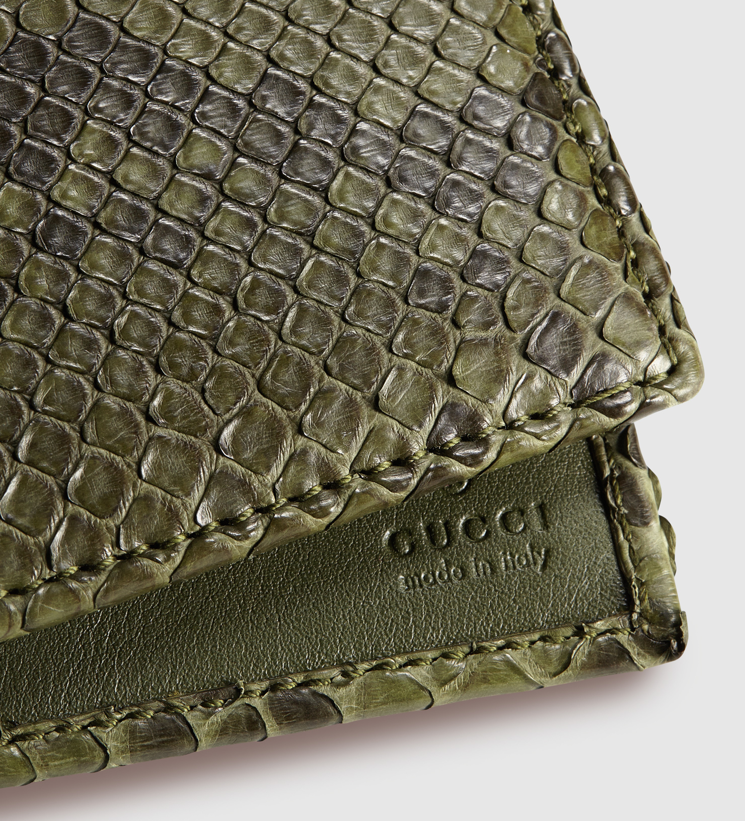 Gucci Python Bi-fold Wallet for Men | Lyst