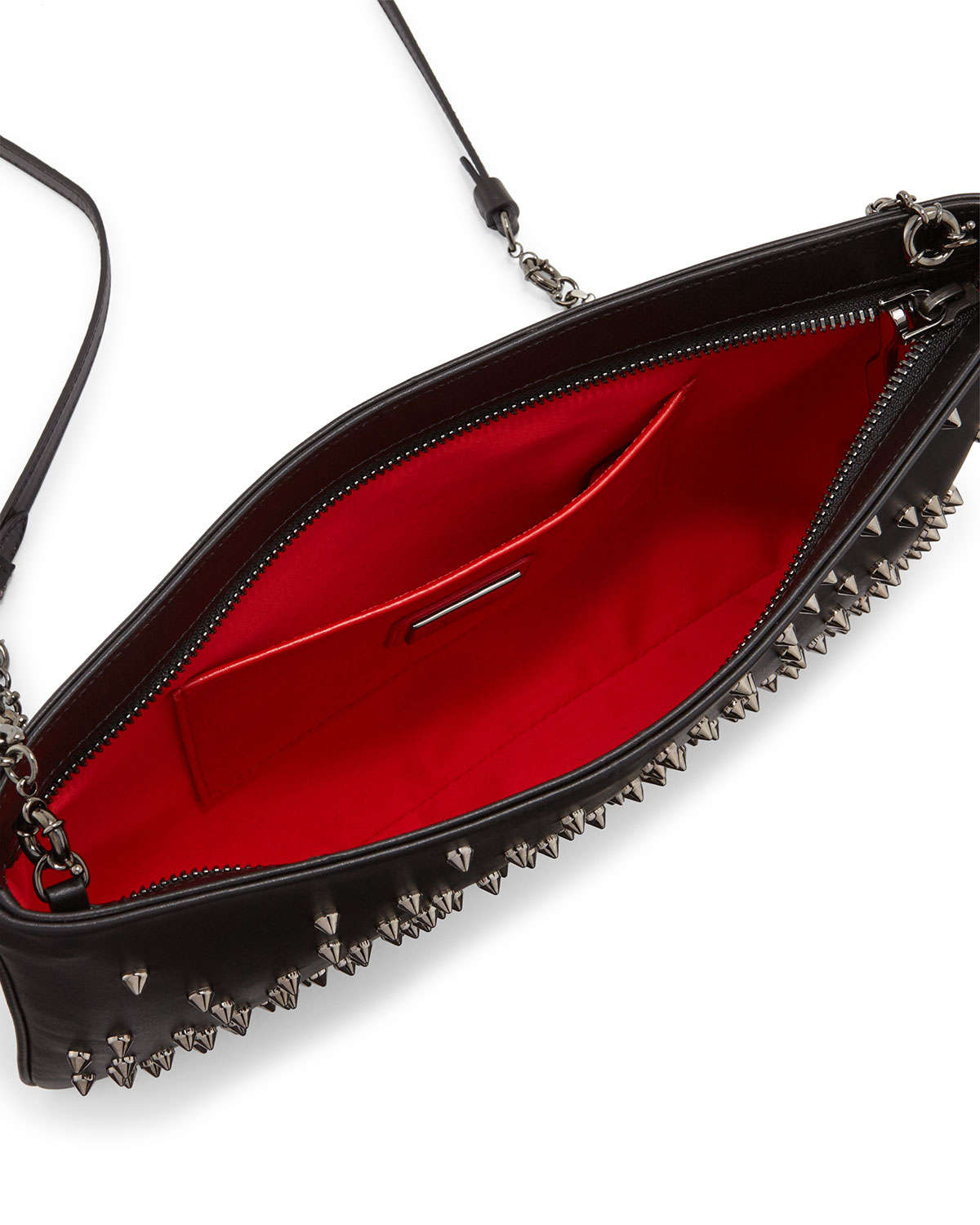 Christian louboutin Loubiposh Degrade Spiked Evening Clutch Bag in ...