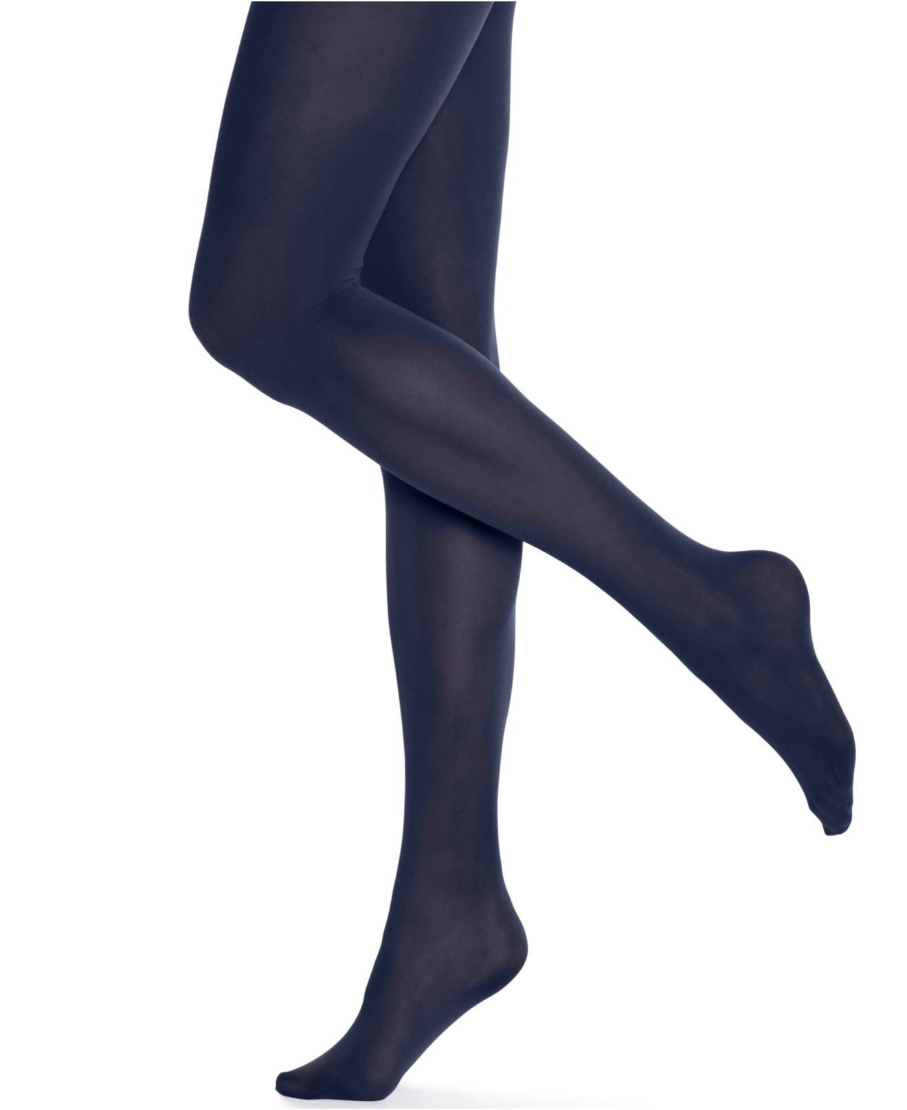 Opaque Blue Tights 37