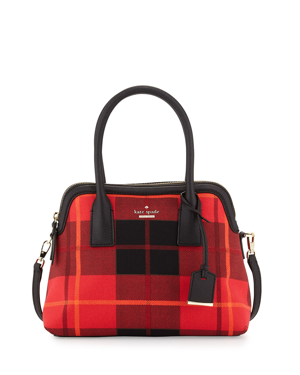 kate spade plaid purse