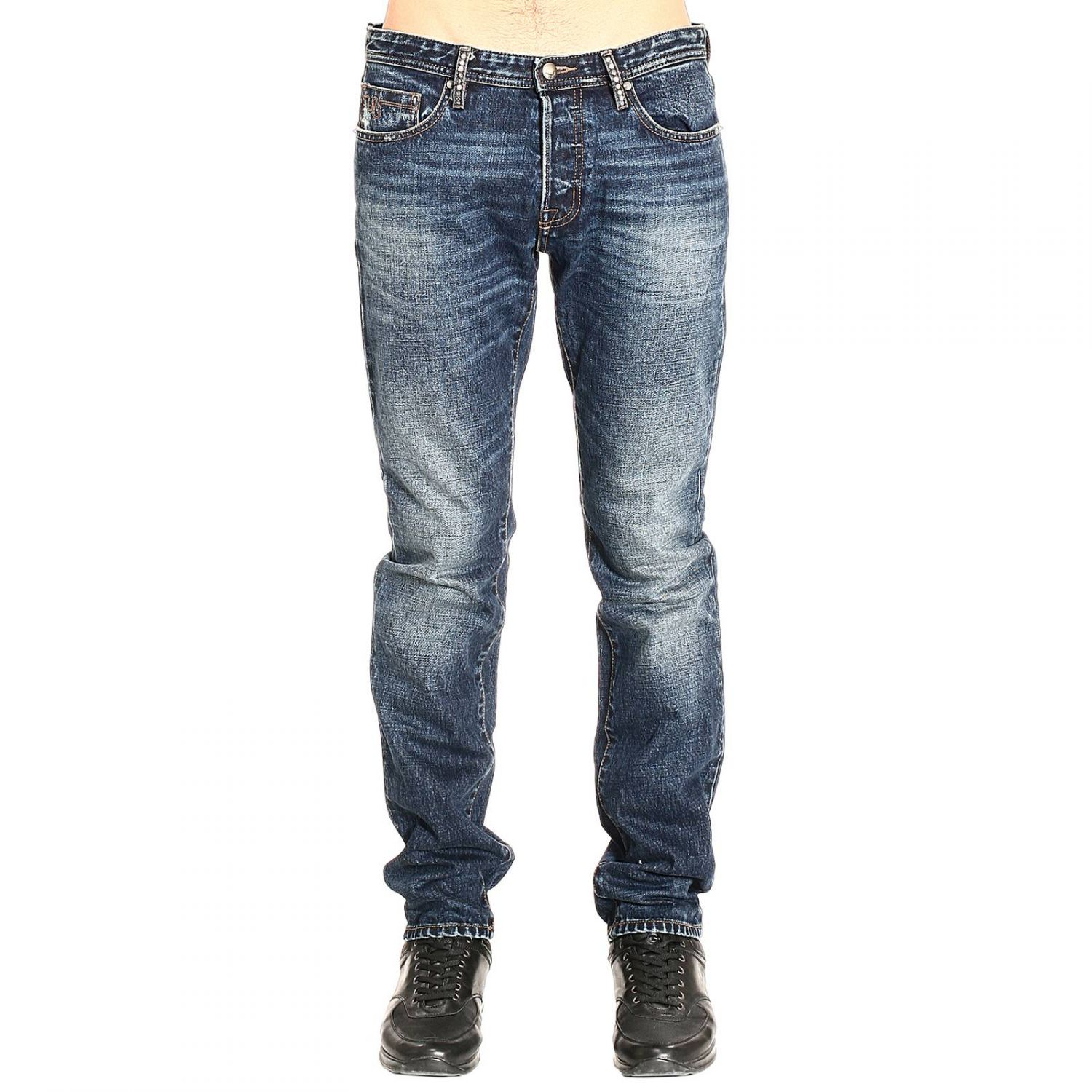 Lyst - Just Cavalli Regular-Fit Denim Jeans in Blue for Men