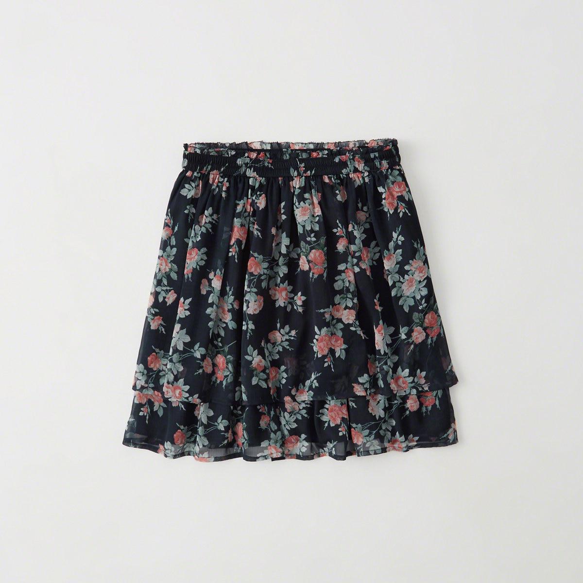 Skirt Floral abercrombie forecast to wear in everyday in 2019 Skirt Floral abercrombie forecasting dress for on every day in 2019