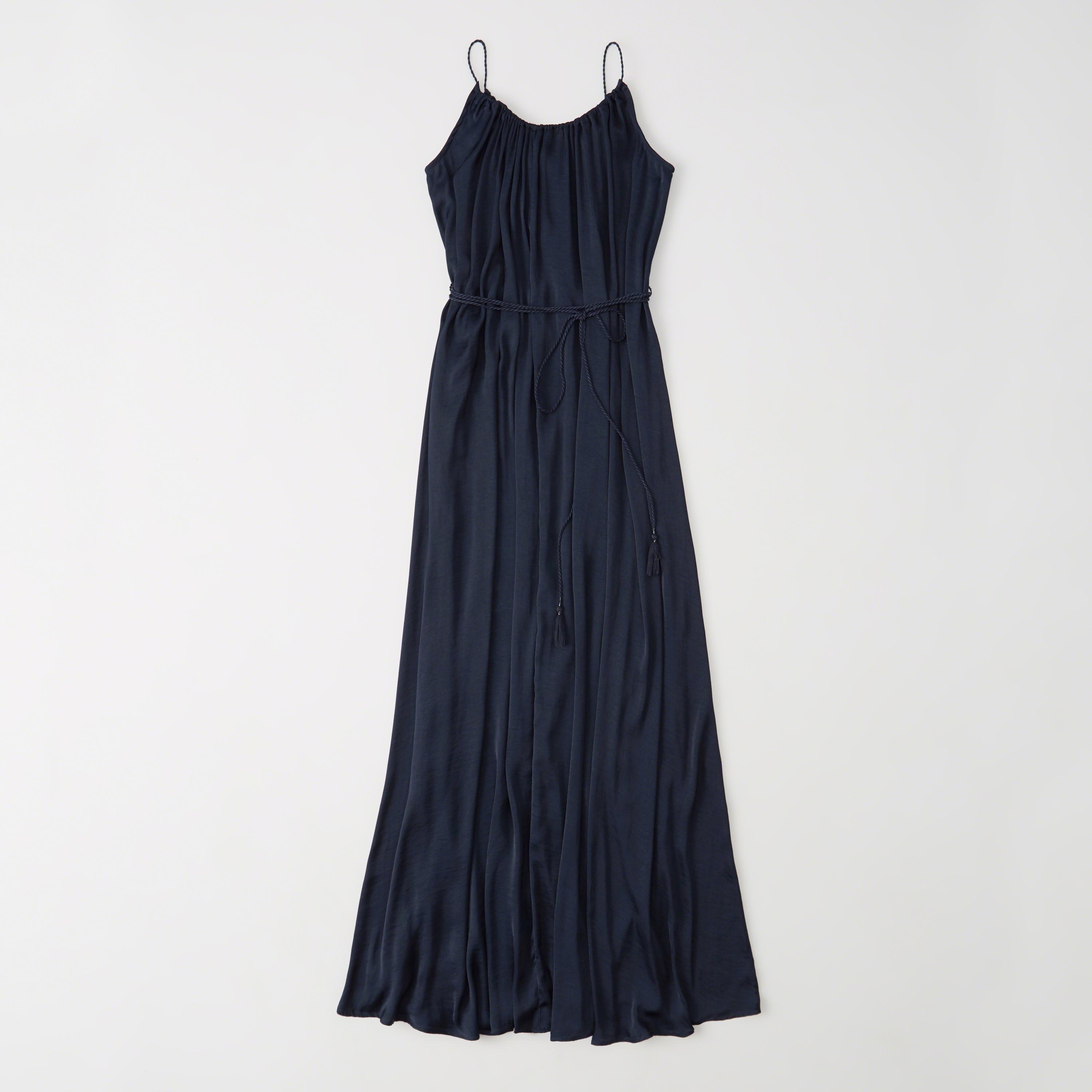 Lyst - Abercrombie & Fitch Maxi Dress in Blue