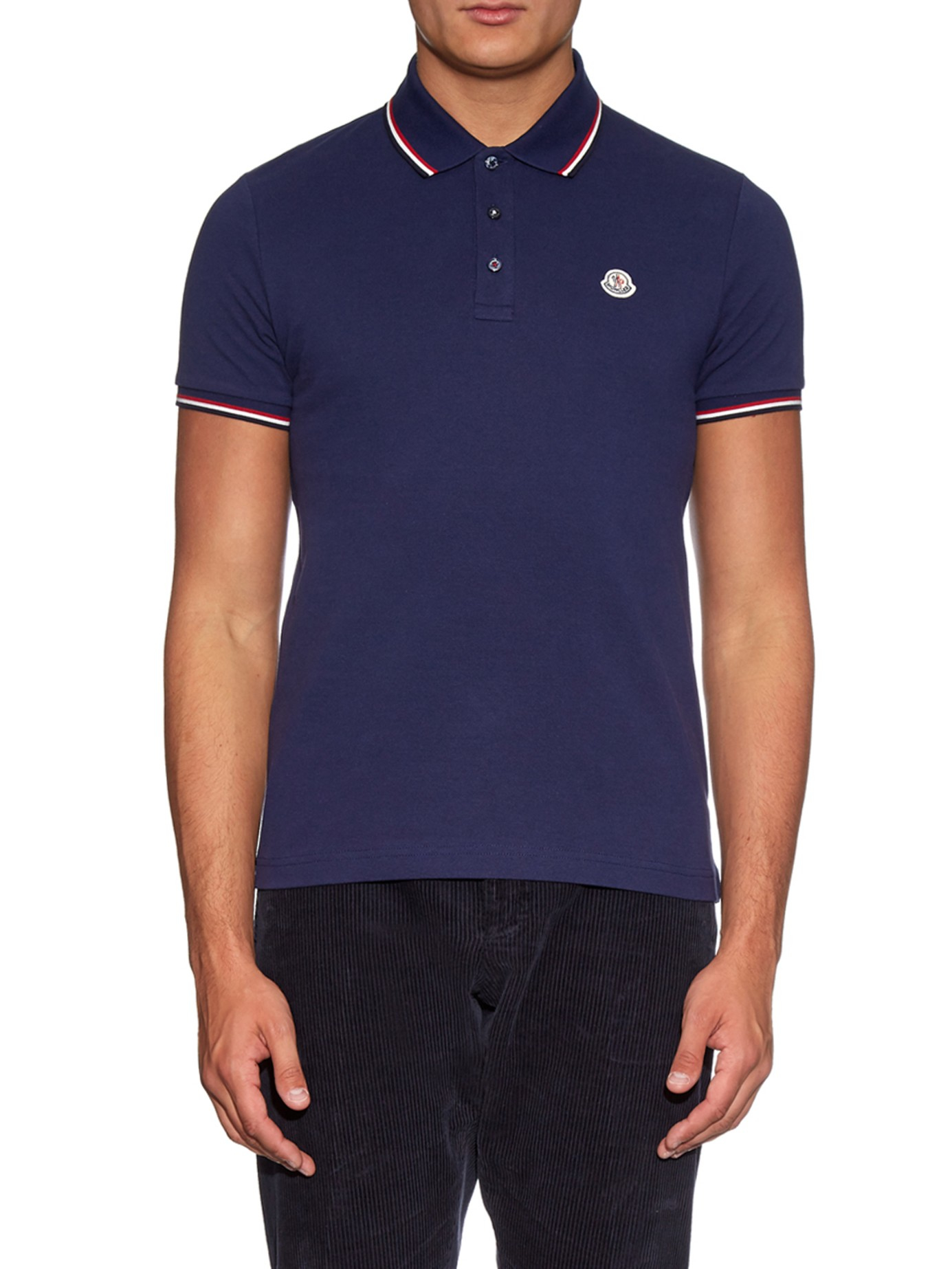 moncler blue polo moncler blue polo