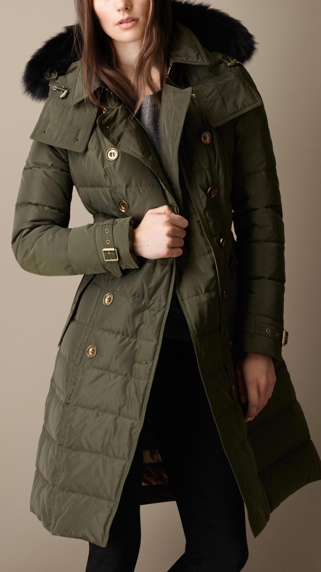 burberry bubble coat womens