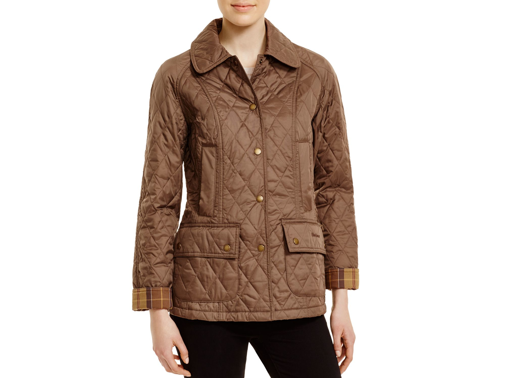 Lyst - Barbour Summer Beadnell Quilted Jacket in Brown