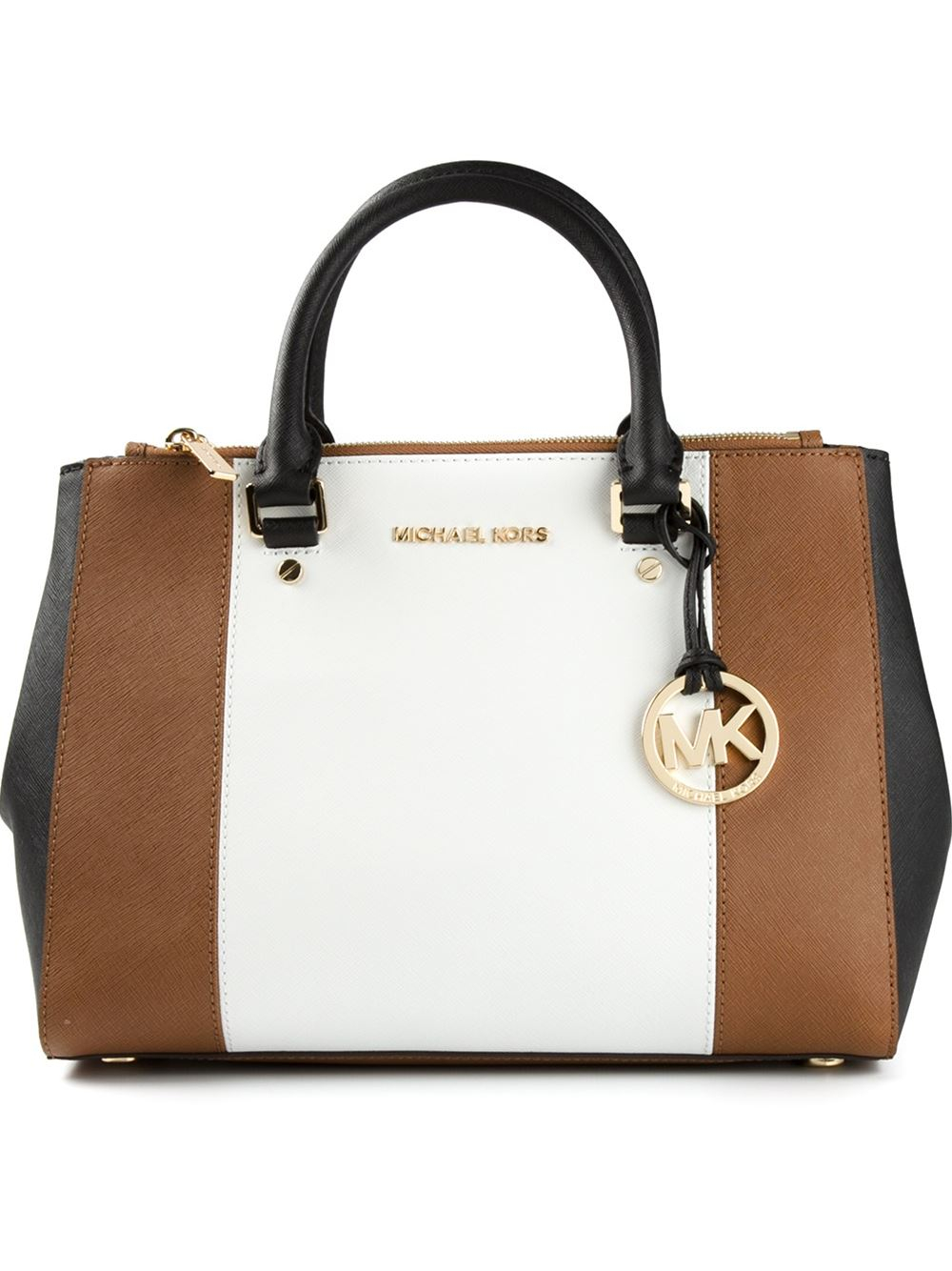 Lyst Michael Kors Jet Set Travel Tote In Brown Gallery