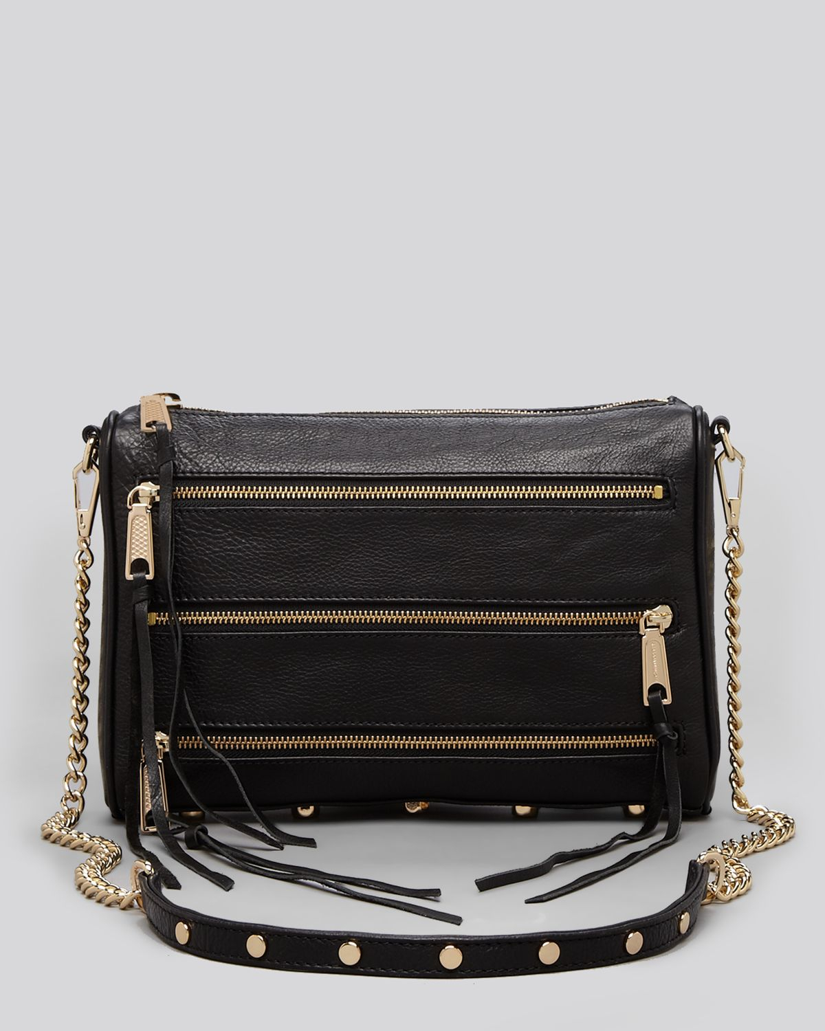 Lyst Rebecca Minkoff Crossbody Five Zip in Black