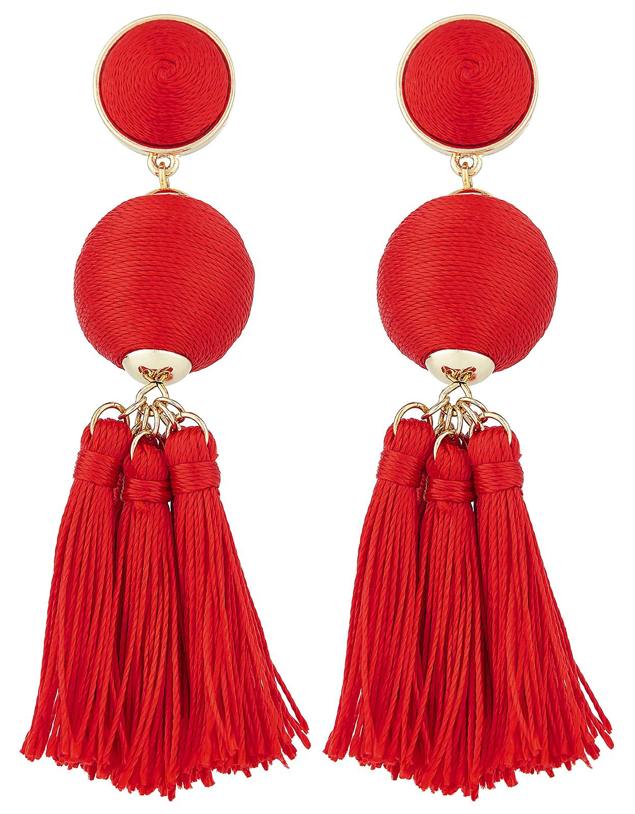 Accessorize Block Colour Tel Earrings In Red Lyst Accessorize Red Block Colour Tel Earrings Lyst View Fullscreen