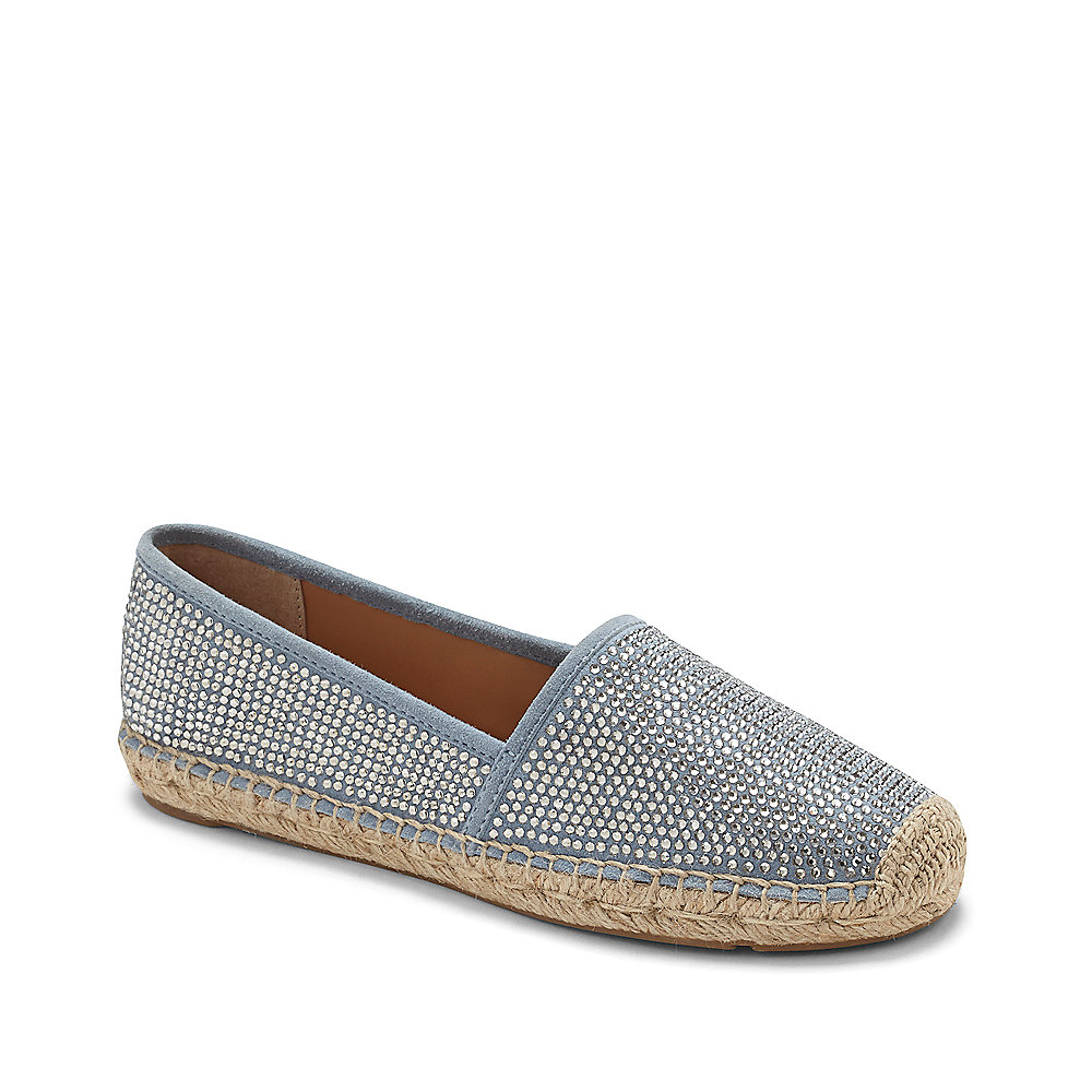 blue flat espadrilles