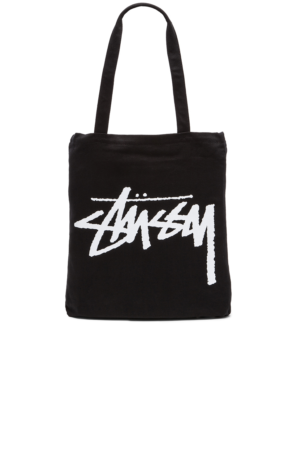 Lyst - Stussy Stock Canvas Tote Bag in Black for Men