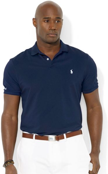 Polo Ralph Lauren Polo Rlx Big and Tall Performance Polo Shirt in Blue ...
