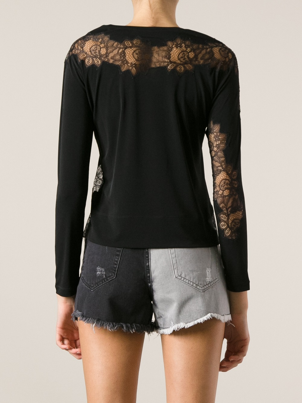 black lace insert