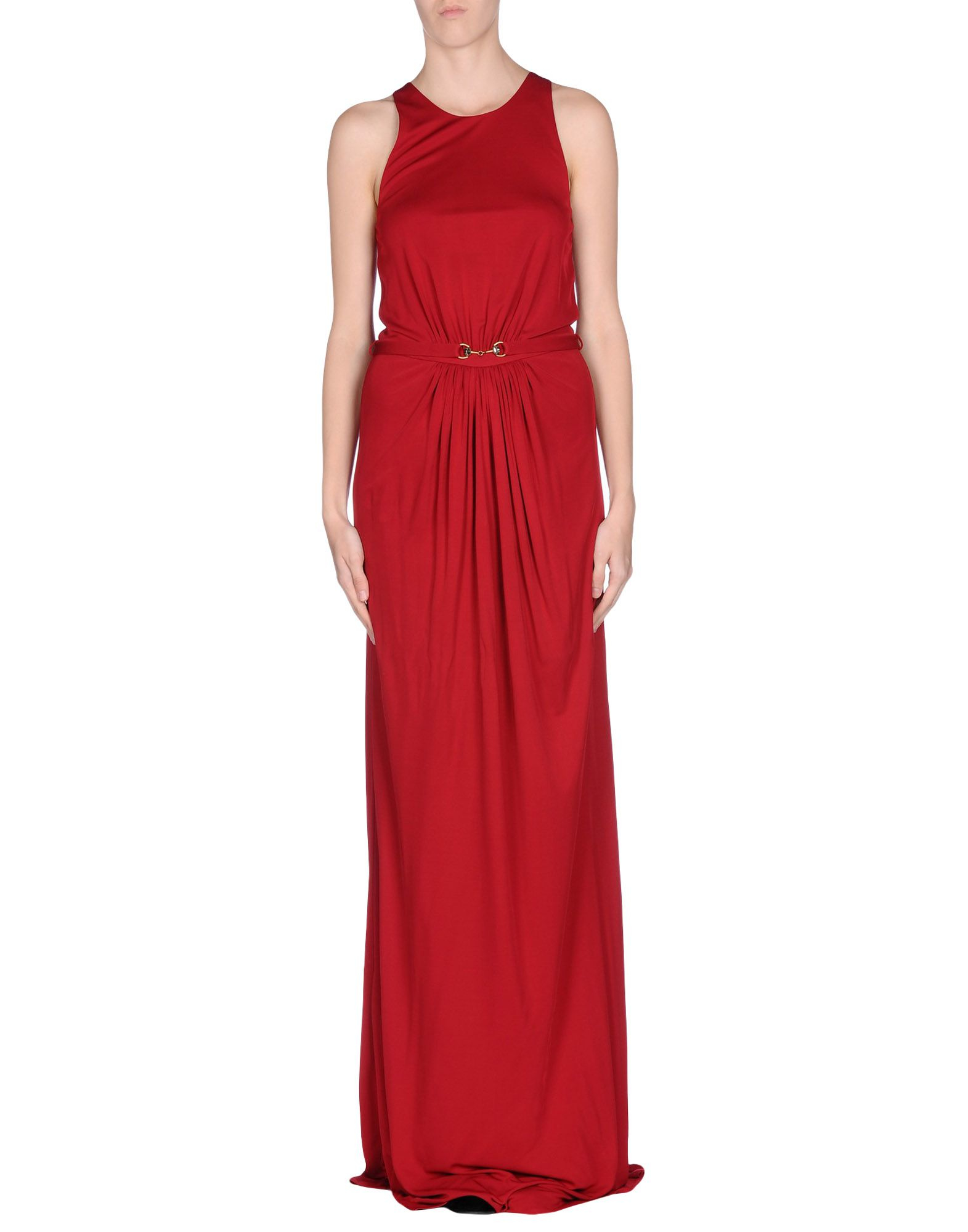 gucci red gown