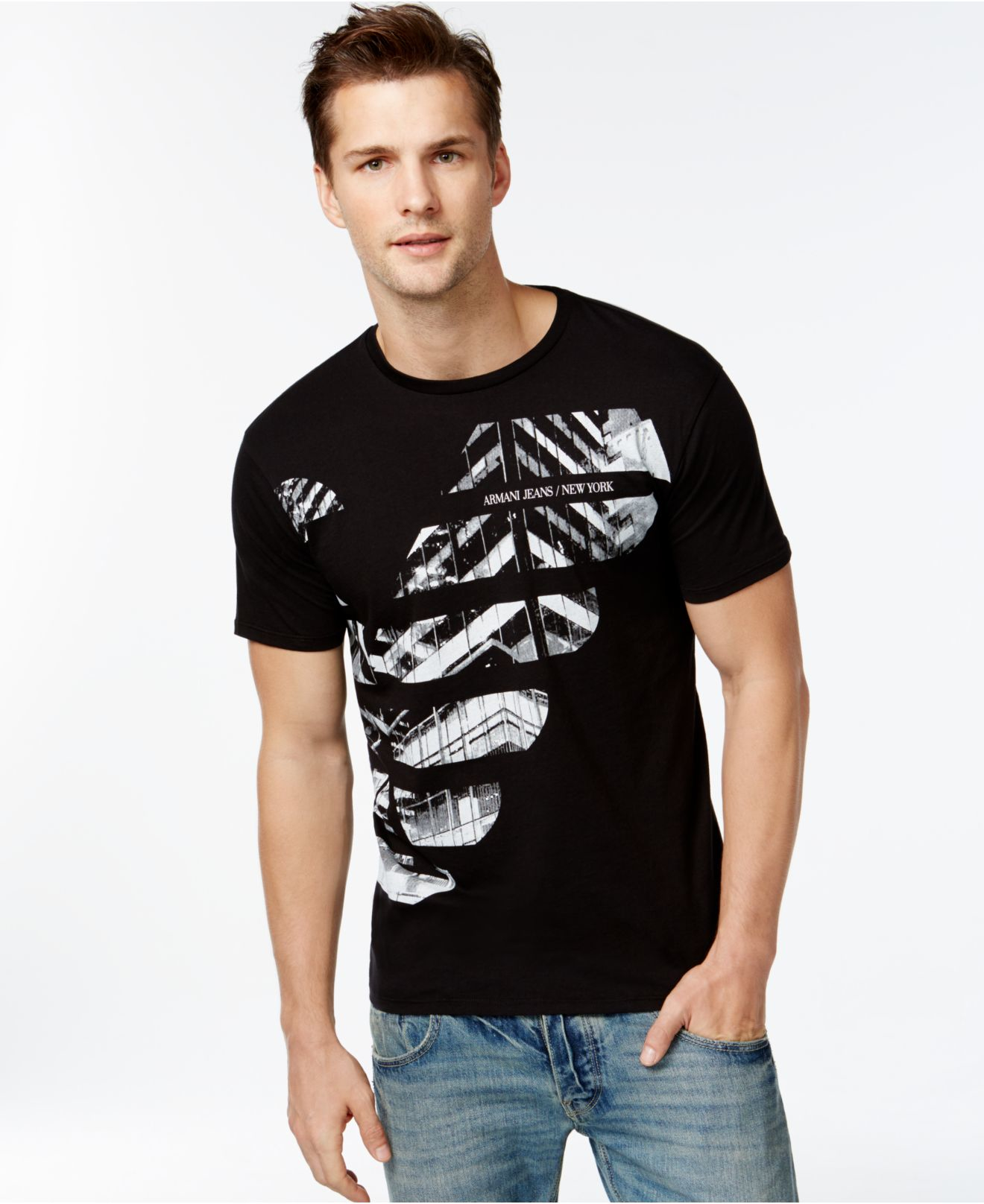 Jean Pascale T Shirt : T-shirt Męski Pepe Jeans EGGO CREW PM501929 ...