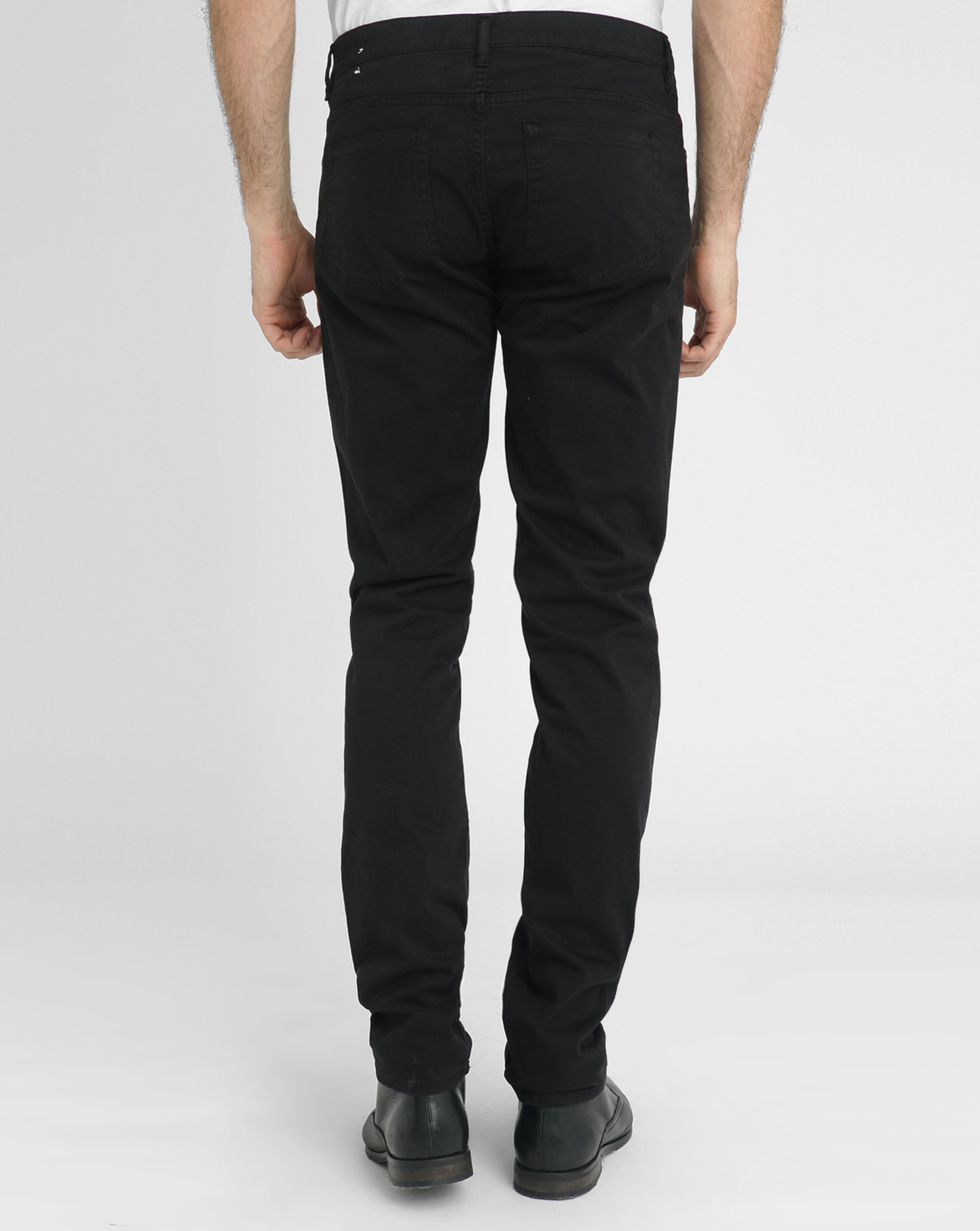 Celio club Black 5-pocket Stretch Slim-fit Trousers in Black for Men | Lyst