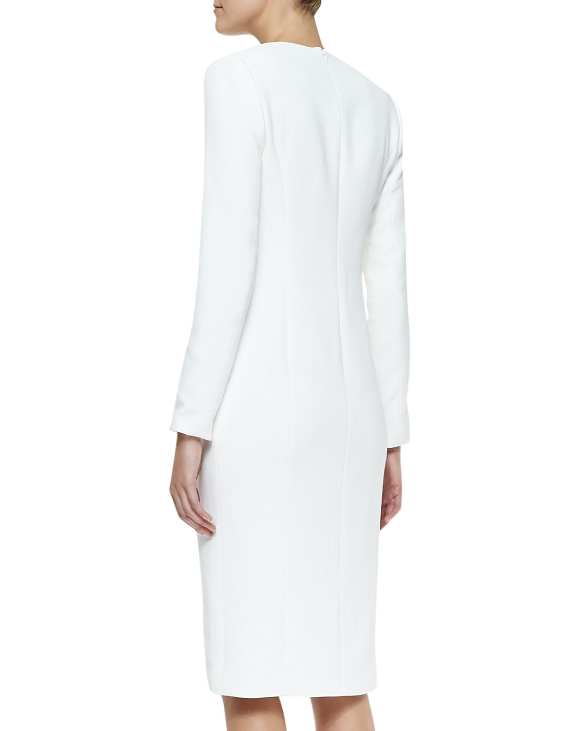 Wes Gordon Doublefaced Tailored Dress In White Lyst Gallery