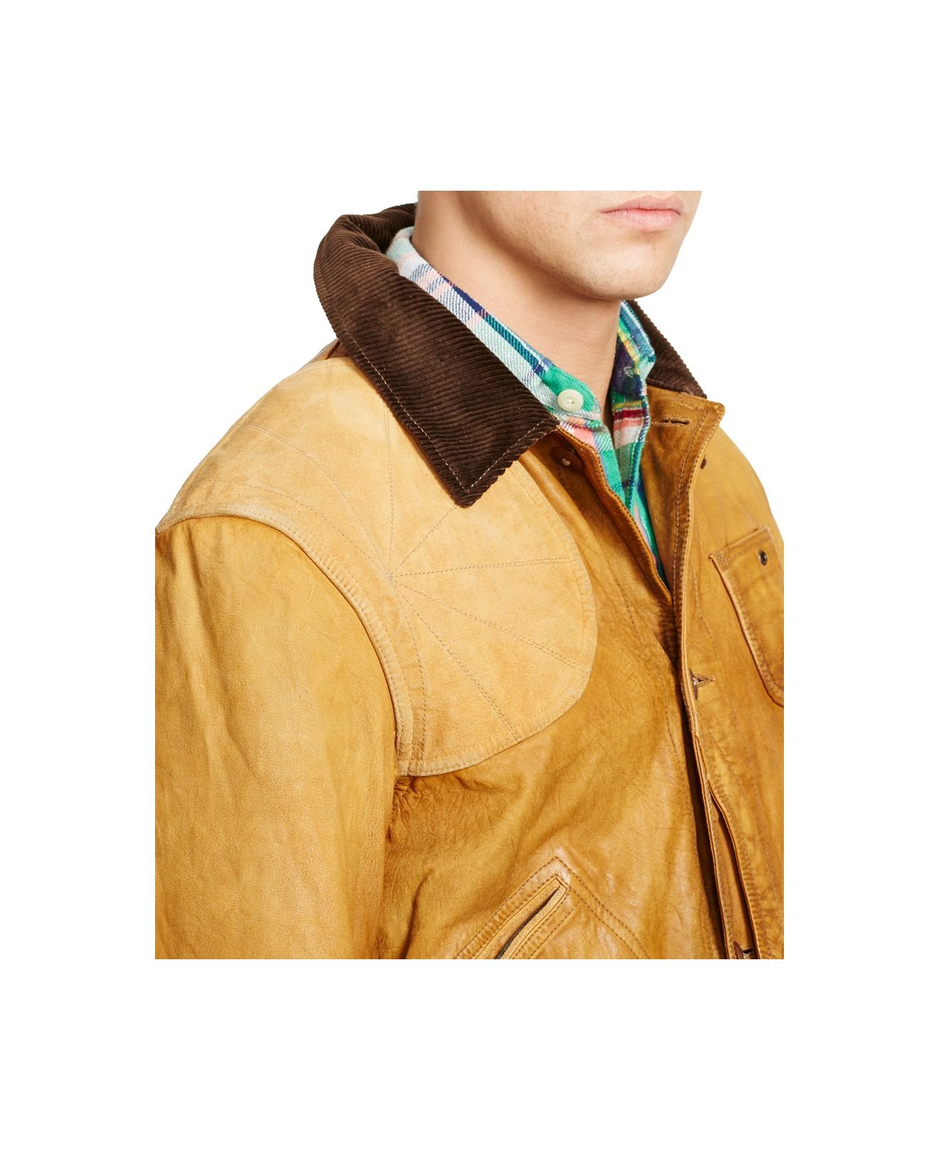 Lyst Polo Ralph Lauren Leather Hunting Jacket in Brown for Men