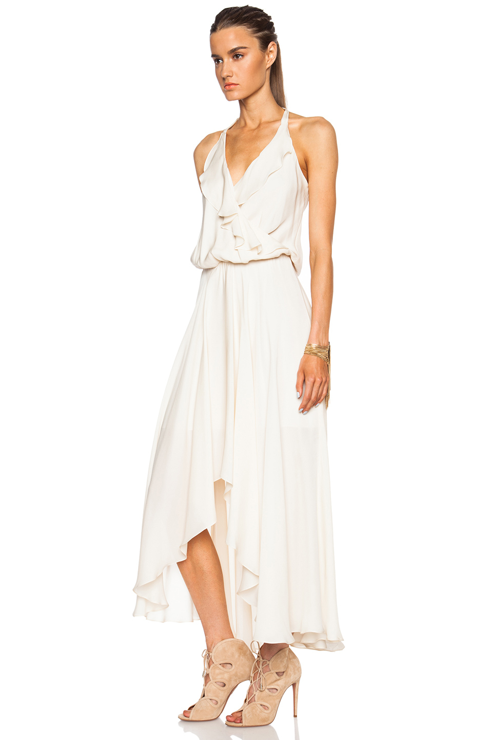 haute hippie white dress