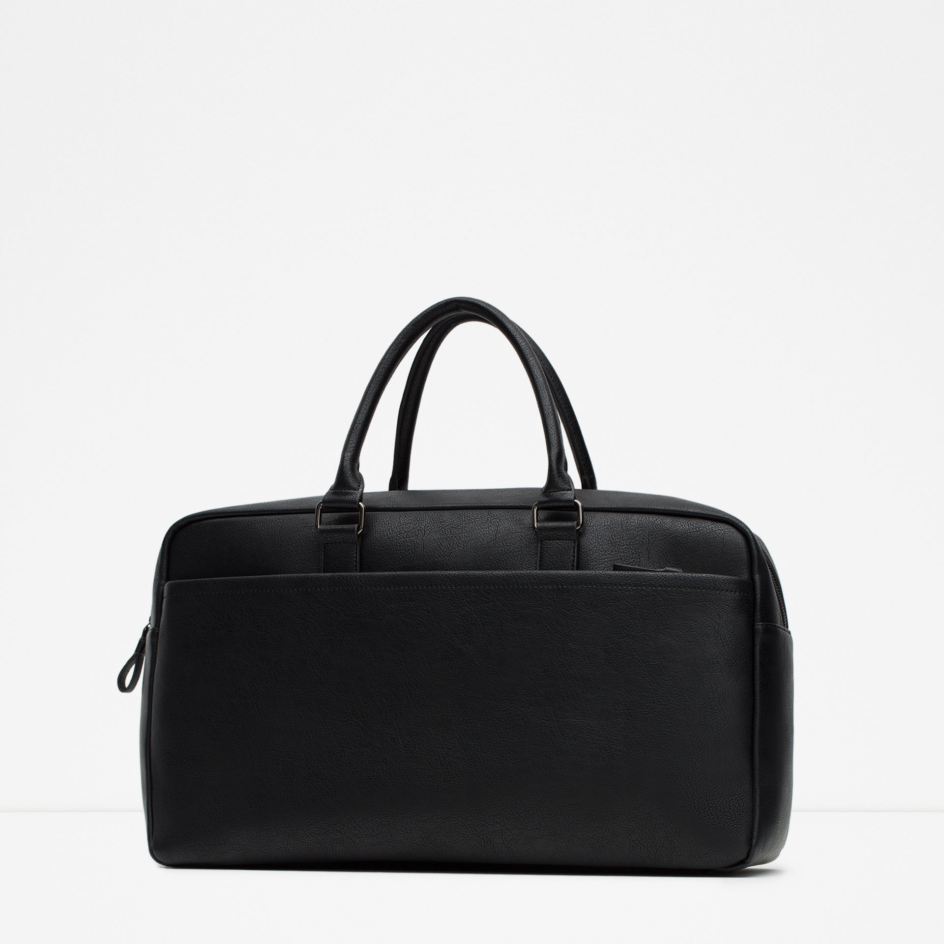 Zara Office Duffle Bag in Black for Men | Lyst