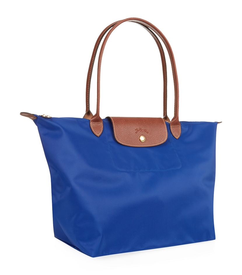 Longchamp Le Pliage Large Shoulder Bag in Blue (Beige) | Lyst