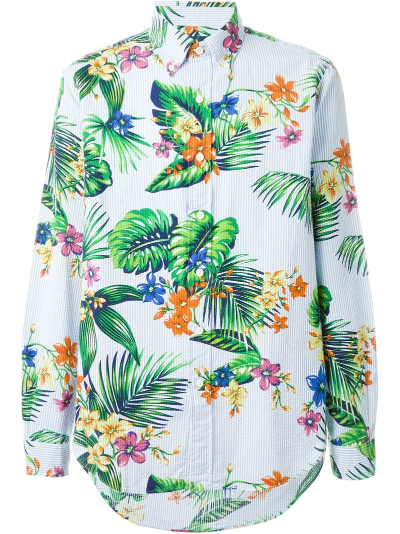 Lyst - Polo Ralph Lauren Hawaiian Seersucker Shirt for Men