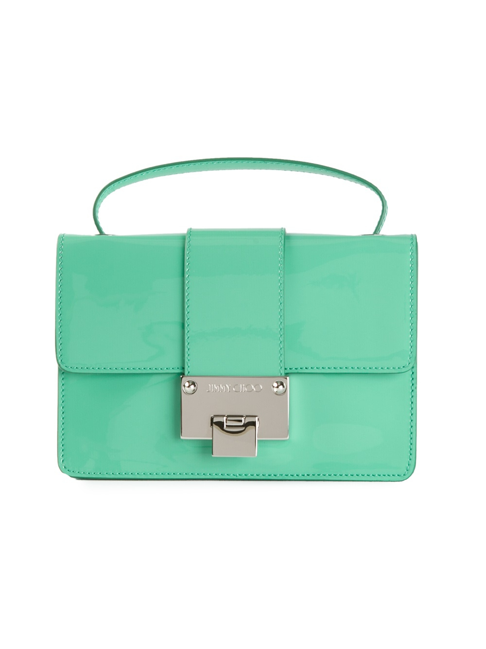 green jimmy choo purse