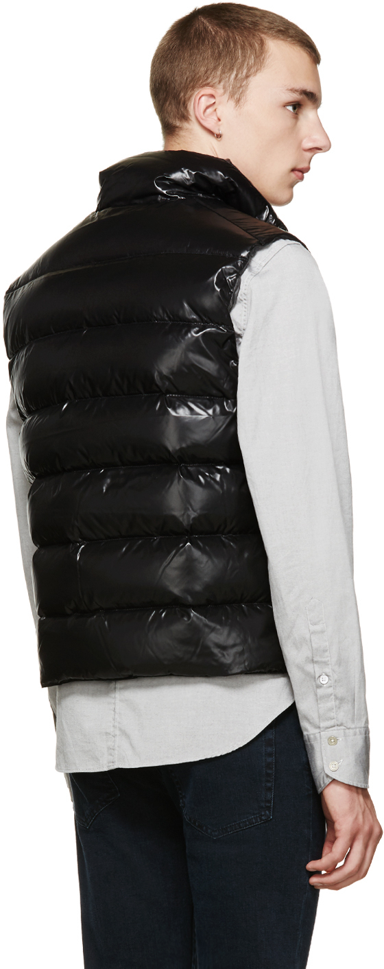moncler black down tib vest moncler black down tib vest