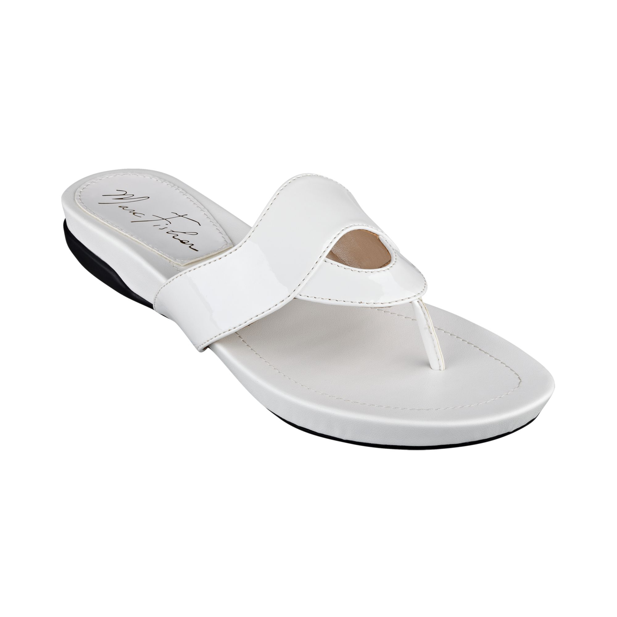marc fisher white sandals