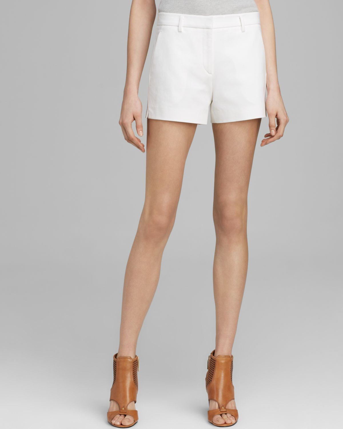 Theory Shorts - Kasim Checklist in White | Lyst