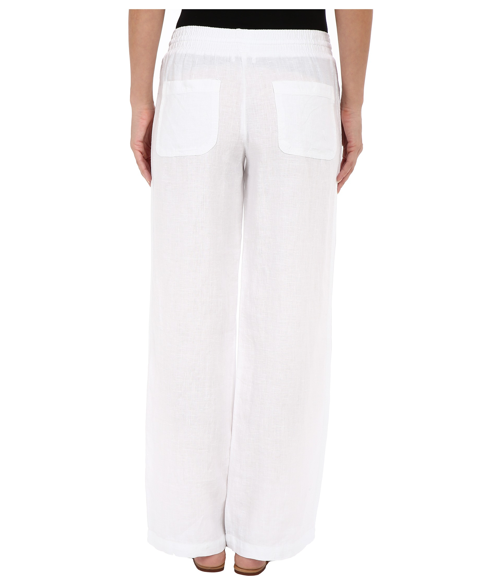 white low rise cargo pants