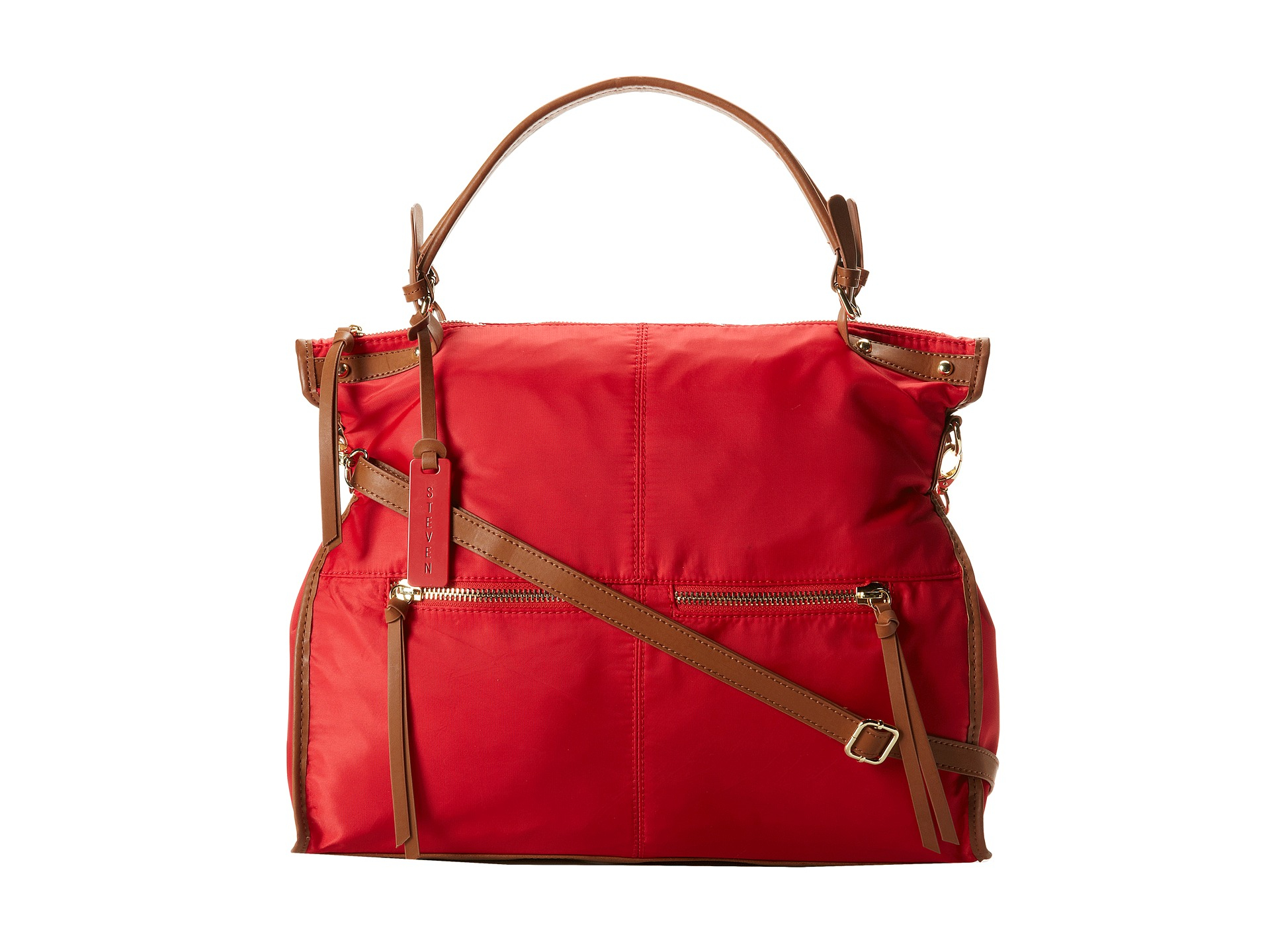 steve madden red travel bag