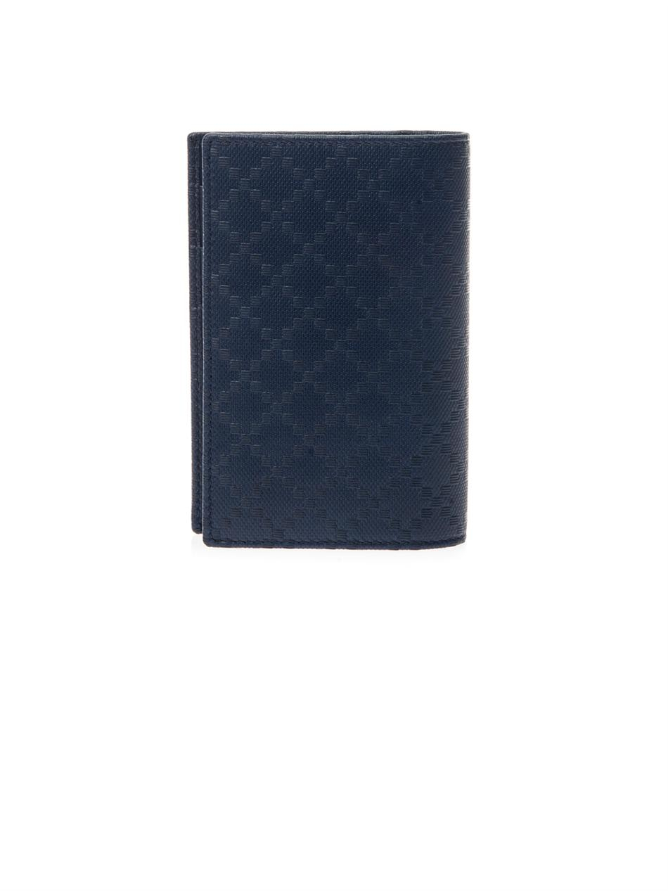 Gucci leather passport holder