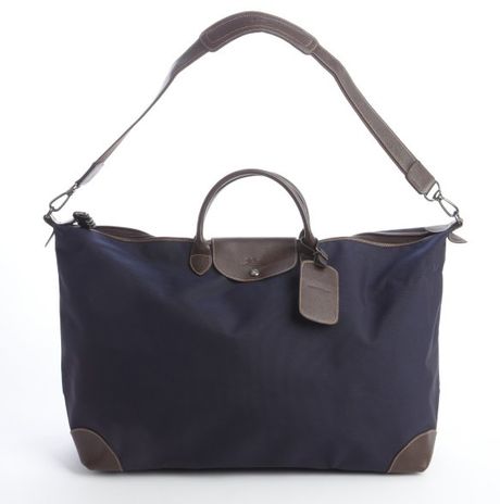 Longchamp Blue Nylon Boxford Xl Travel Bag in Blue | Lyst