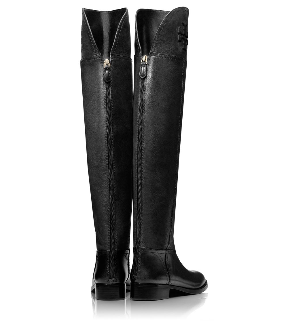 Lyst - Tory Burch Simone Over-The-Knee Boot in Black