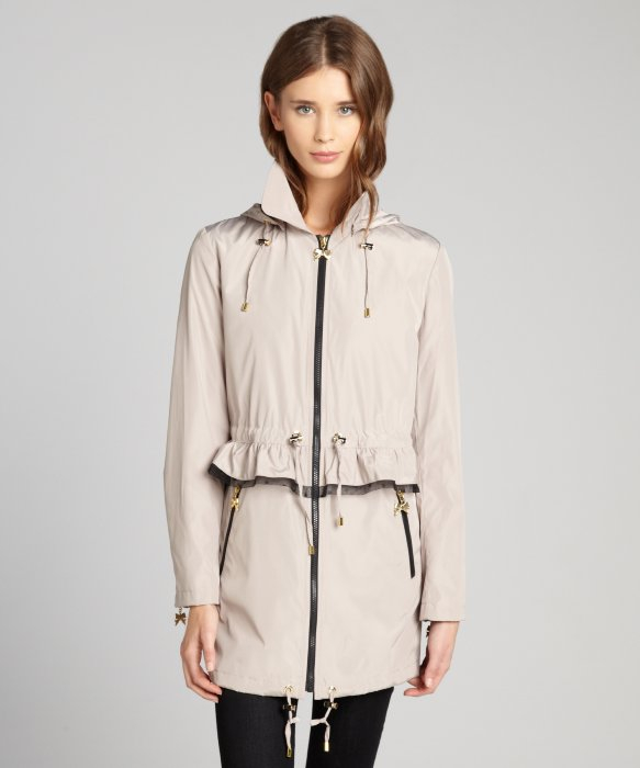 Betsey Johnson Leopard Piped Trench Nordstrom Gallery