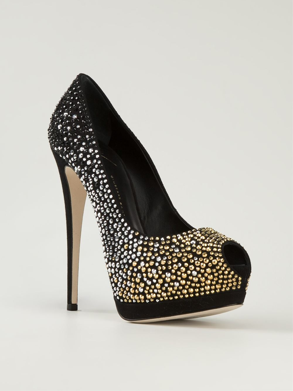 giuseppe zanotti black pumps