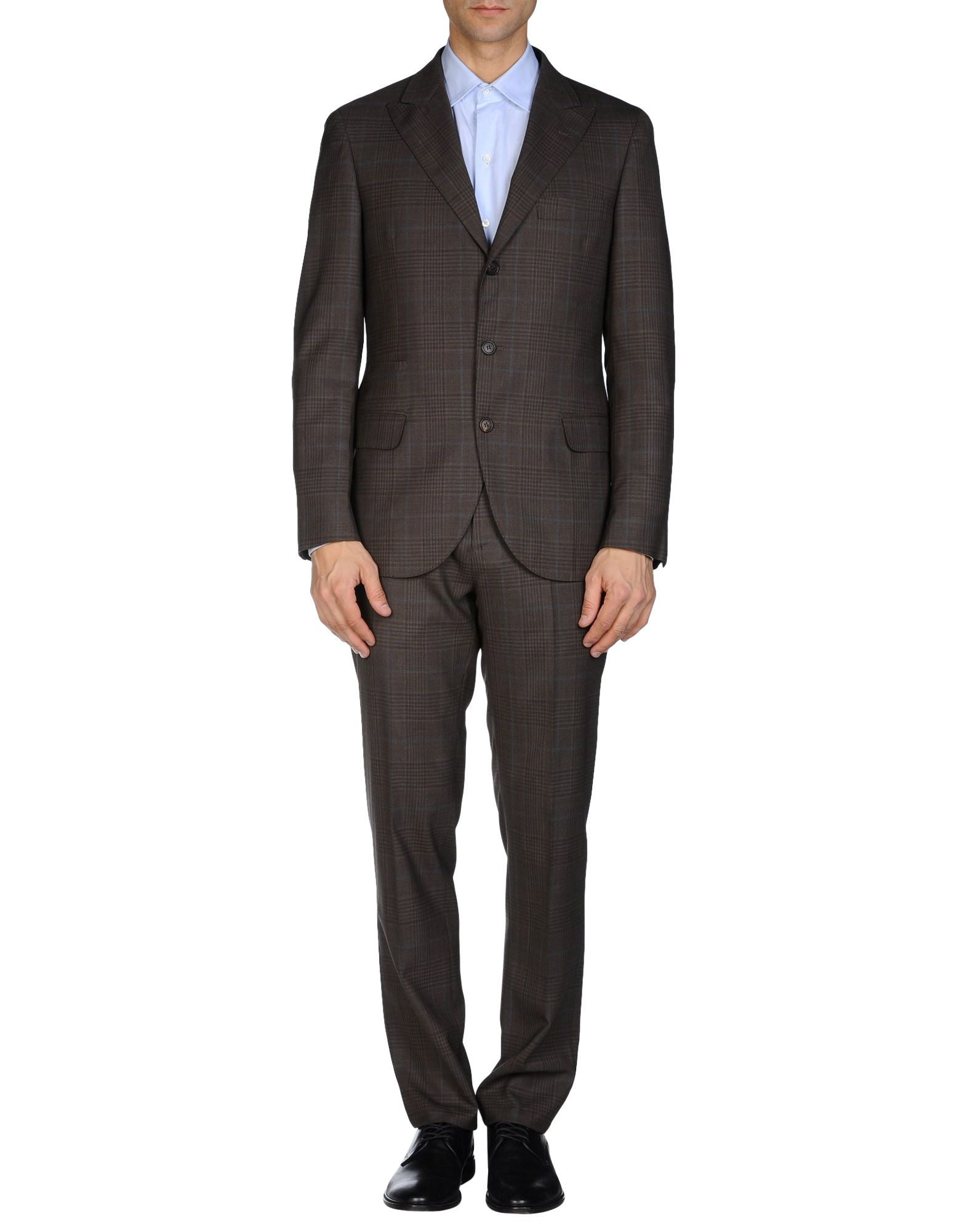 Brunello cucinelli Suit in Brown for Men | Lyst